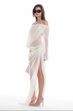 Curtain Chiffon Gown - Image 2