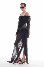 CURTAIN CHIFFON GOWN - Image 2